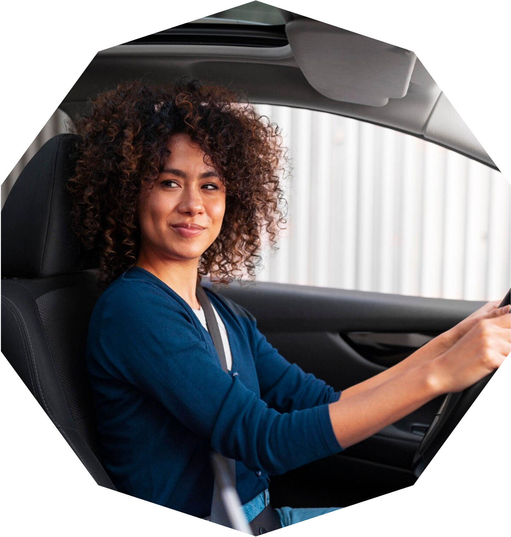 Driving test illustration